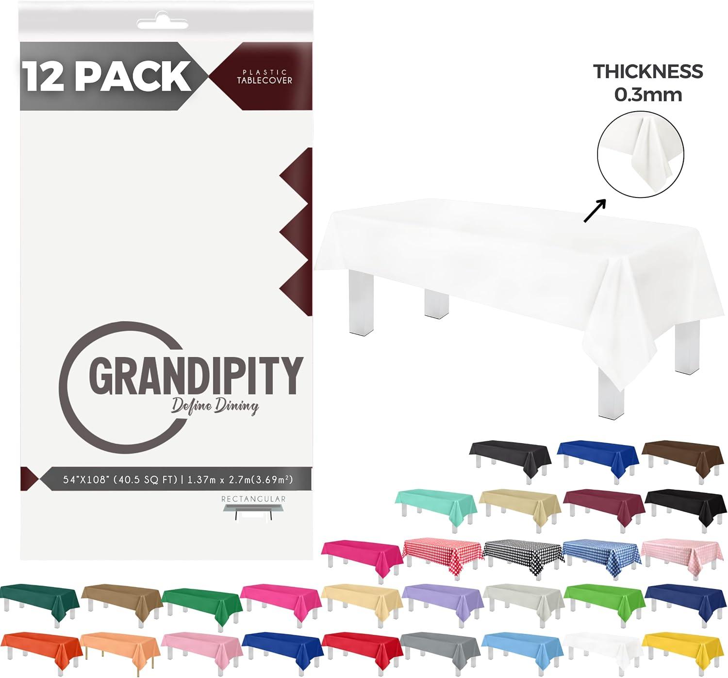 Grandipity Disposable Tablecloth (Set of 12)