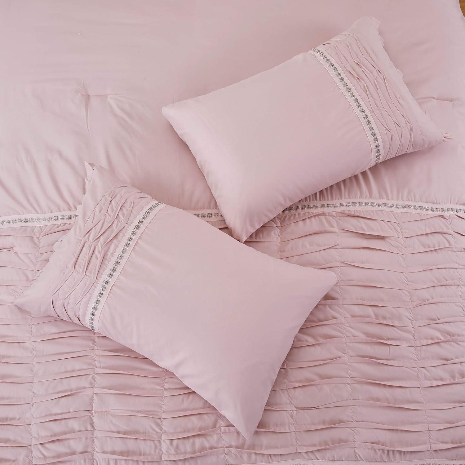 Amrapur Overseas Inc. Modern Threads Antonella 8-Piece Pleated Comforter Set