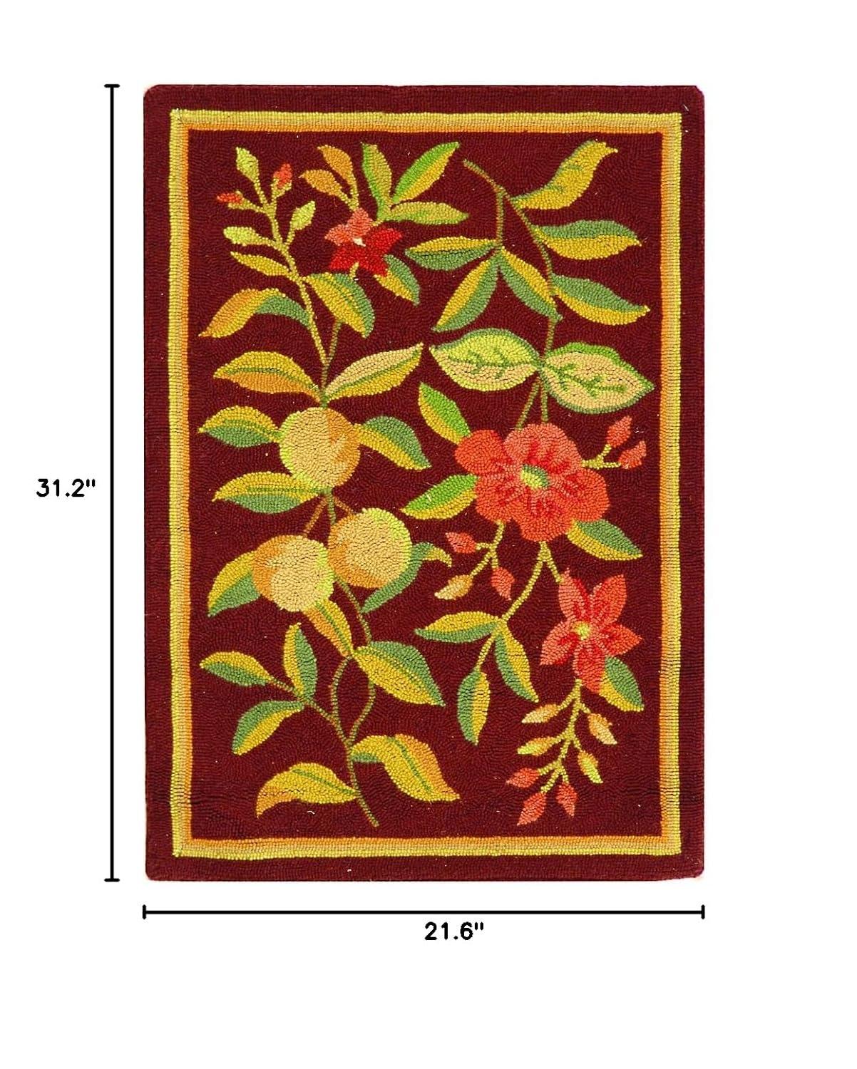 Chelsea HK210 Hand Hooked Area Rug - Black - 5'3"x8'3" - Safavieh.