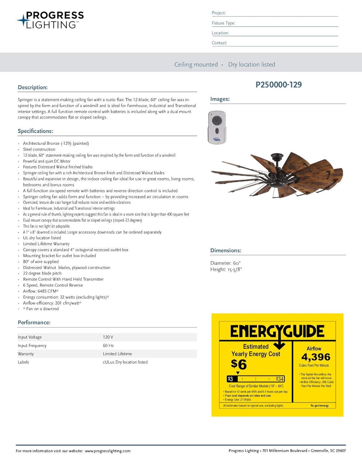 17 Stories Armando 60'' Ceiling Fan