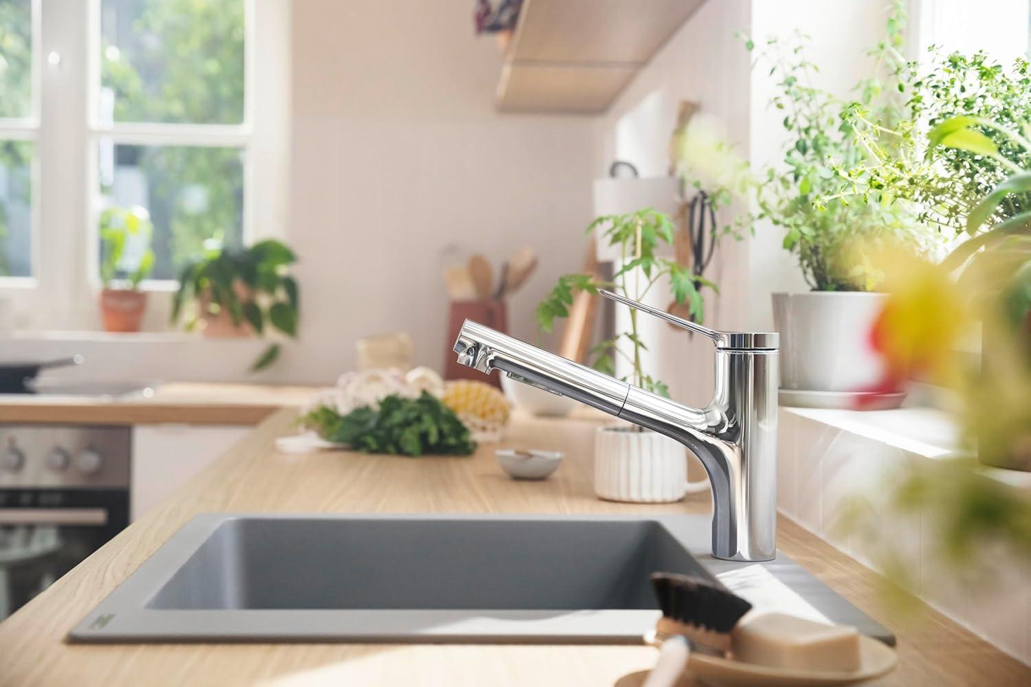 Hansgrohe Zesis Kitchen Faucet 2-Spray, Pull-Out, 1.75 GPM