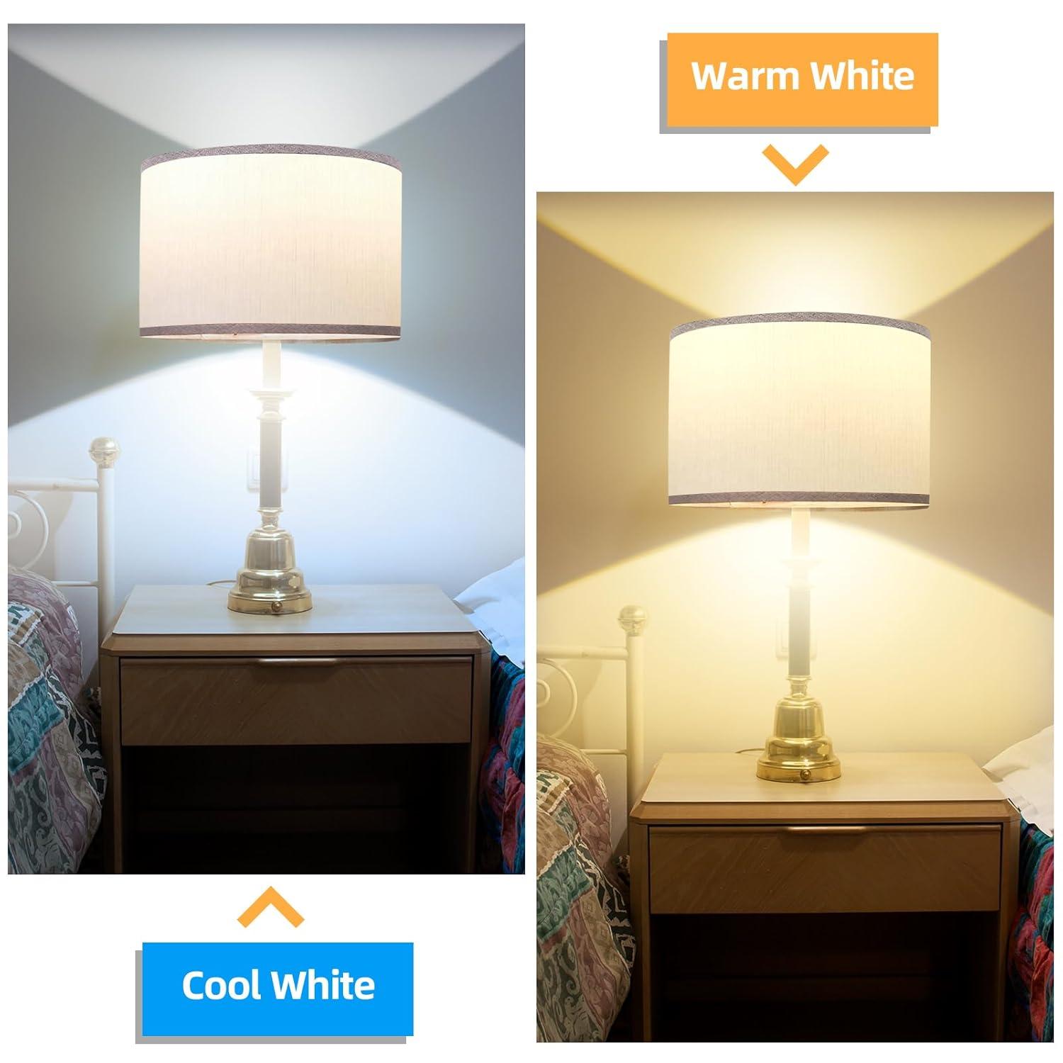 Lamp Shades Set of 2, Drum Lamp Shades for Table Lamps 11.6" Top x 12.6" Bottom x 9.8" High (Spider Fitter), Natural Linen Medium Lampshades for Floor Lamps Bedside Lamps, Beige