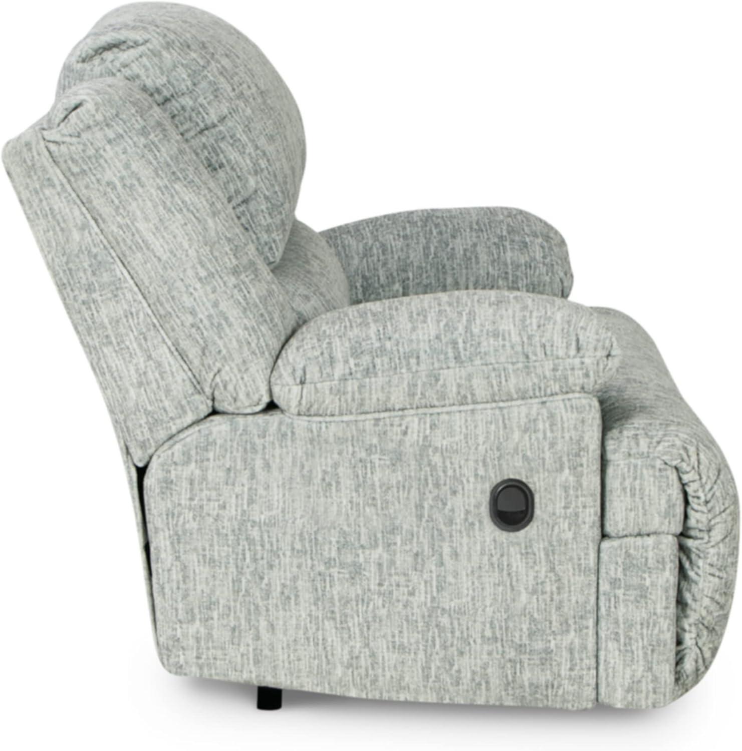 Ashley McClelland 57" Contemporary Zero-Wall Recliner in Light Gray