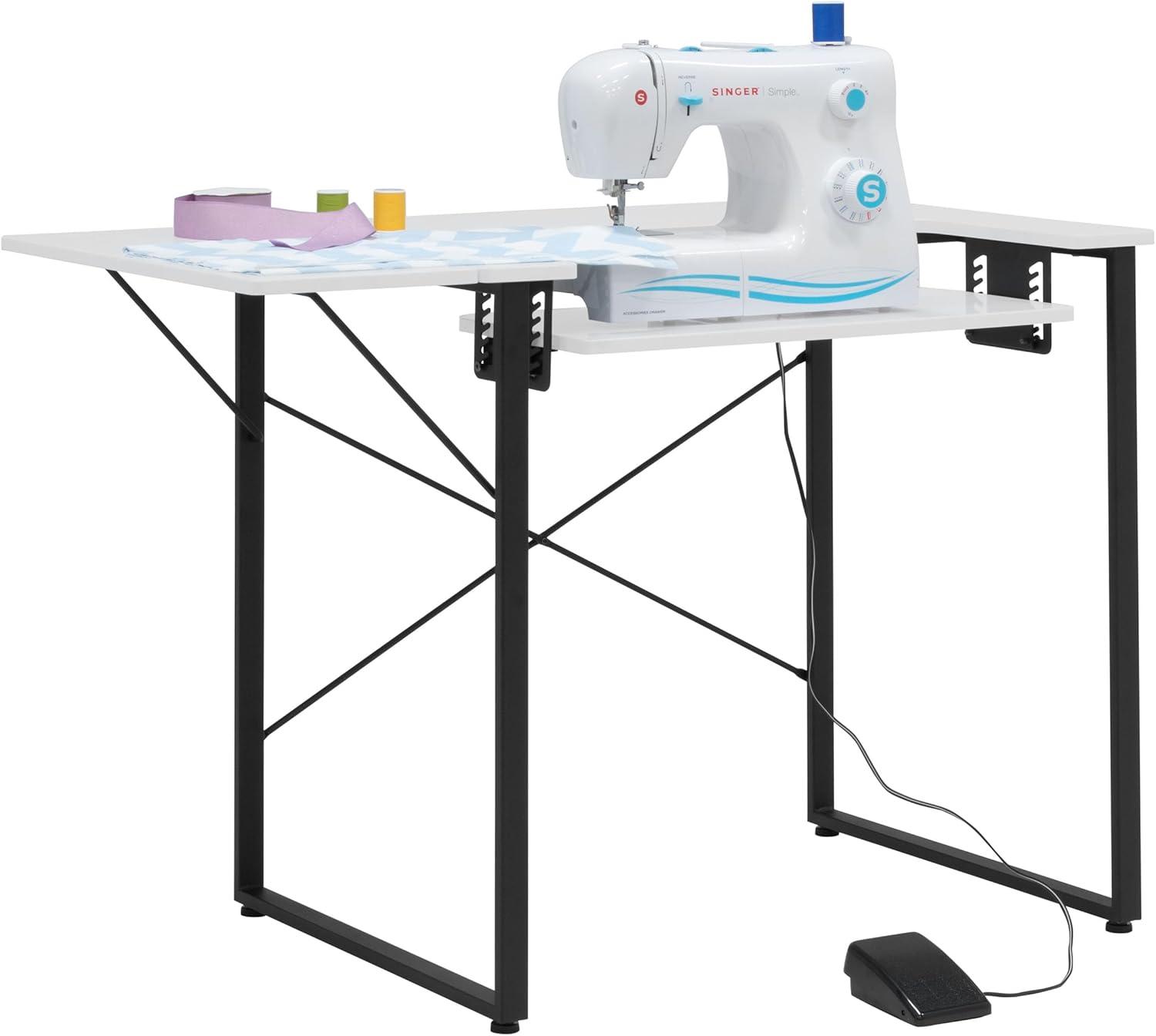 Sew Ready 41'' x 23'' Sewing Table with Sewing Machine Platform