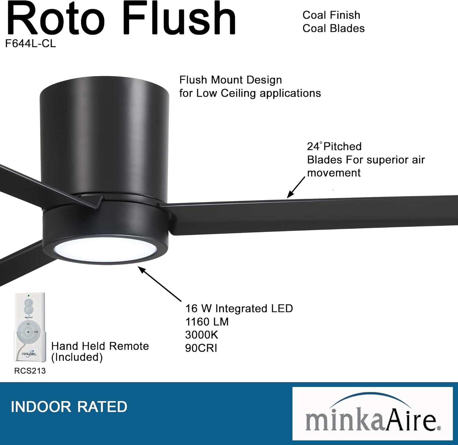 52'' 3 - Blade LED Propeller Ceiling Fan with Remote Control and Light Kit Included