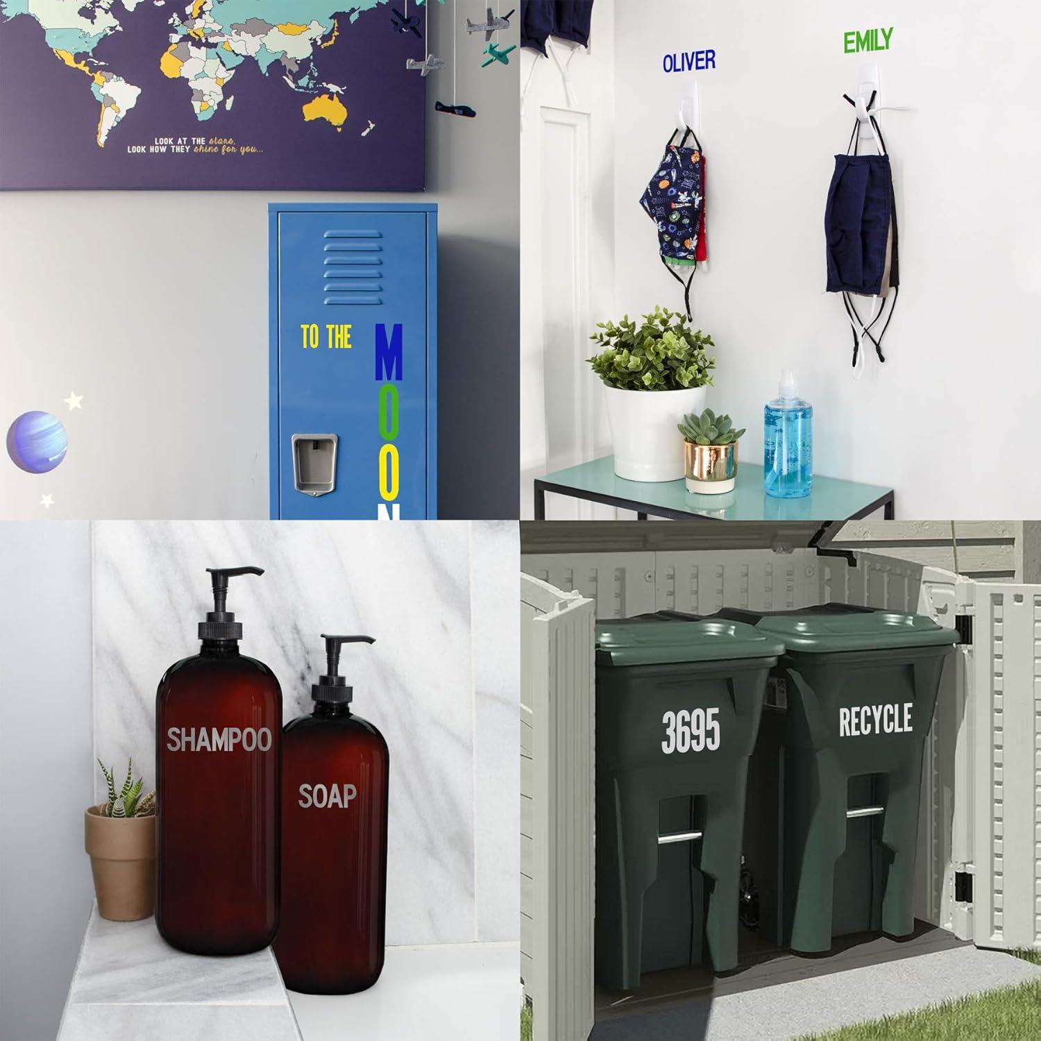 Duro Permanent Adhesive Vinyl Letters & Numbers 2" 167/Pkg-Gold