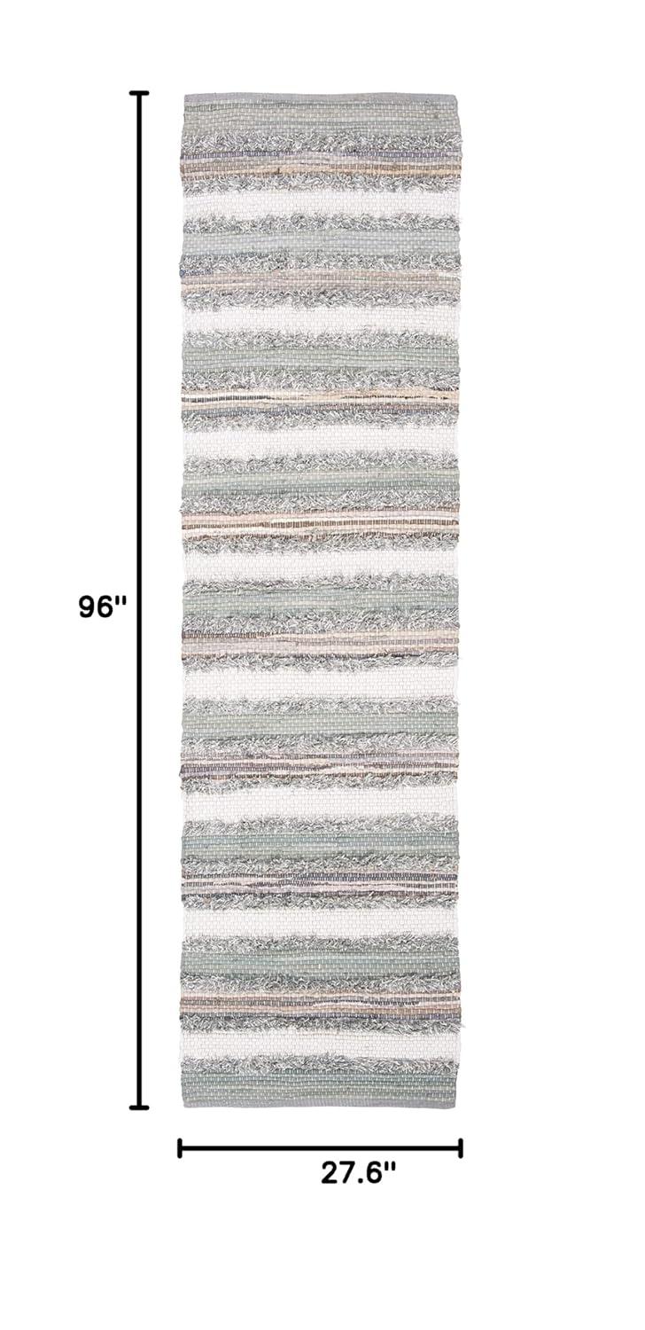 Montauk MTK951 Hand Woven Runner Rug - Grey/Multi - 2'3"x8' - Safavieh.