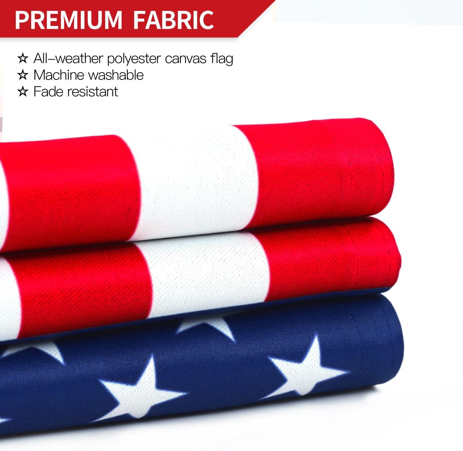 Double Sided Premium Garden Flag, US Garden Flag - USA American United States July 4th Independence Day Patriotic Decorative Yard Flags - Weather Resistant & Double Stitched - 18 x 12.5 Inch