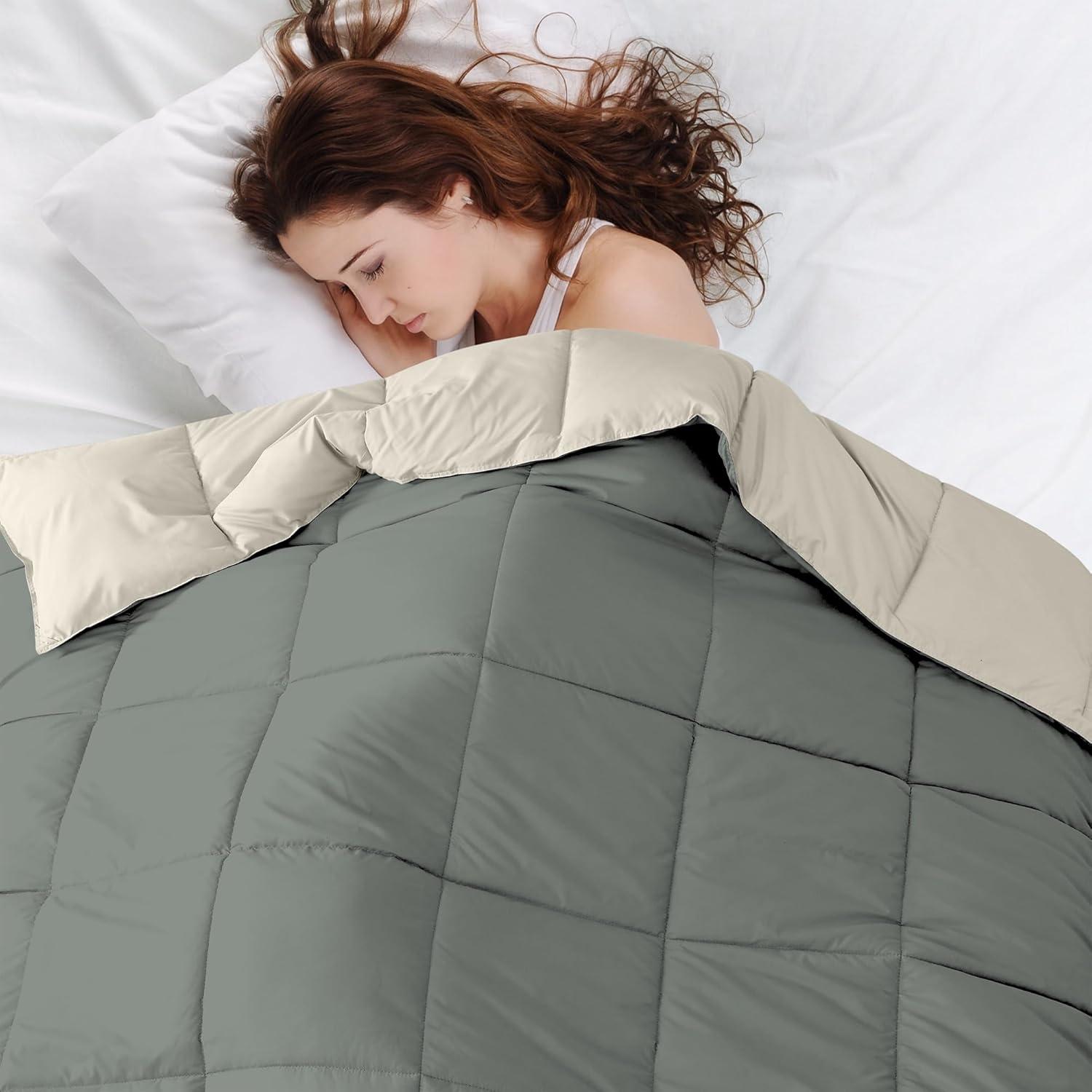 Modern Threads Modern Threads Sanctuary by PCT Down Alternative Microfiber Quilted Reversible Comforter & Duvet Insert - Soft, Comfortable Alternative to Goose Down - Bedding for All Seasons