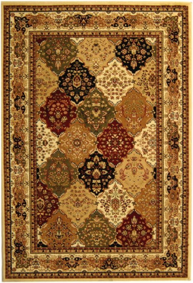 Lyndhurst LNH221 Power Loomed Runner Rug - Multi/Ivory - 2'3"x6' - Safavieh