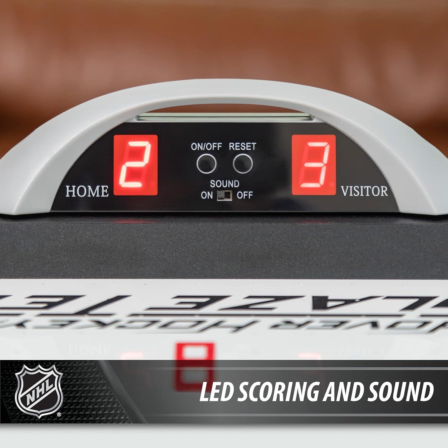 NHL 80'' 2 -Player Air Hockey Table with Digital Scoreboard