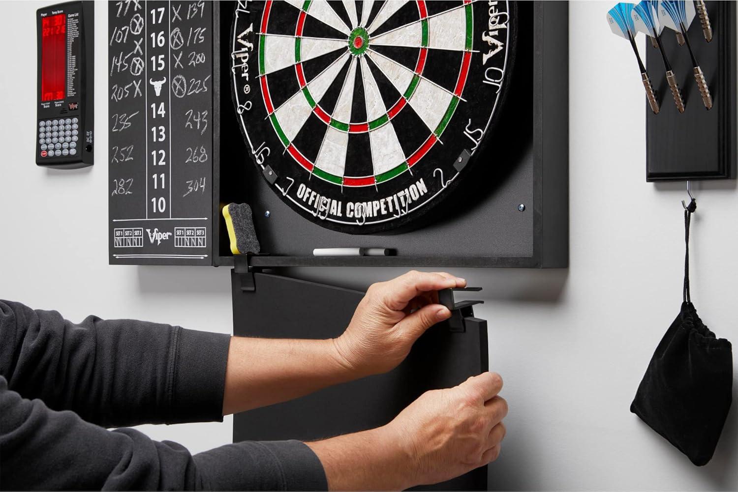 Viper Viper Steadfast Bristle Dartboard and Backboard Set with Darts