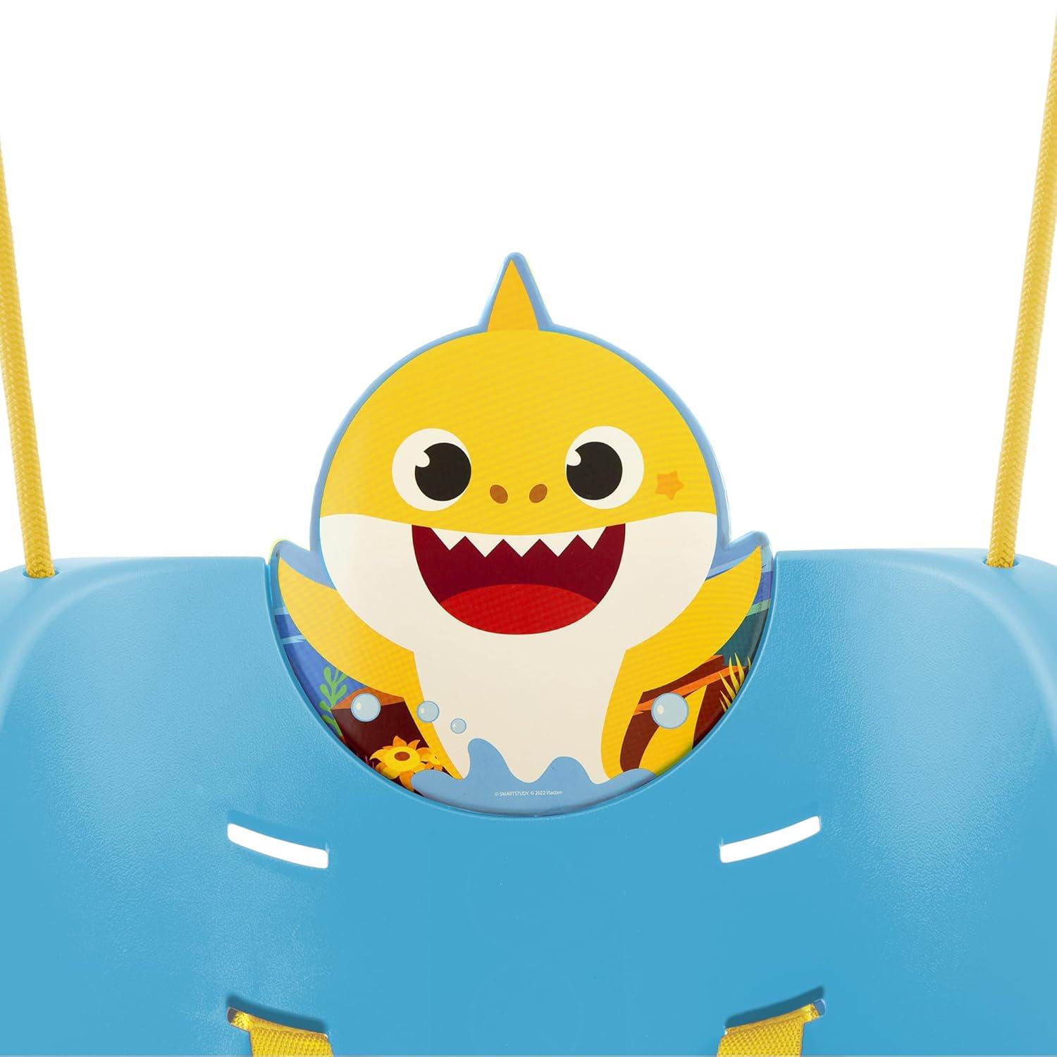 CoComelon 2-in-1 Outdoor Swing by Delta Children – For Babies and Toddlers – Full Bucket Seat