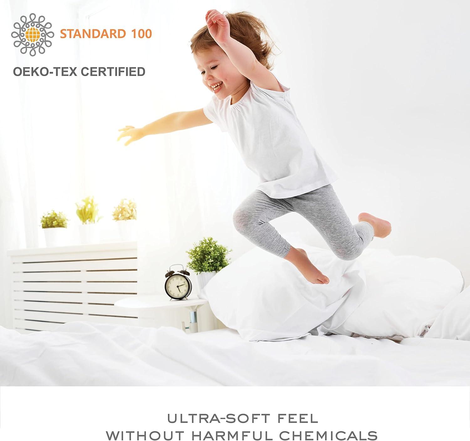 Twin Red Floral Deep Pocket Microfiber Bedding Set