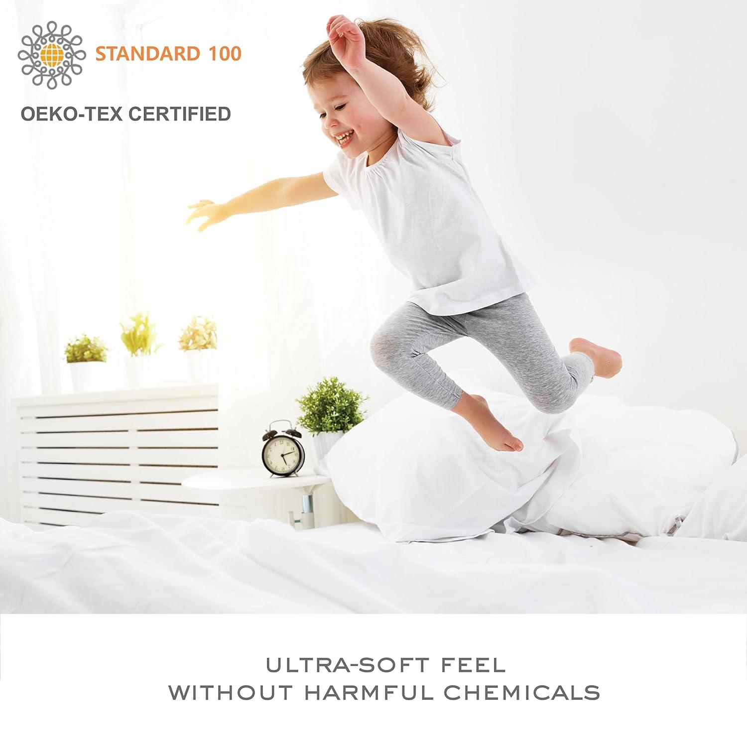 Twin Red Floral Deep Pocket Microfiber Bedding Set