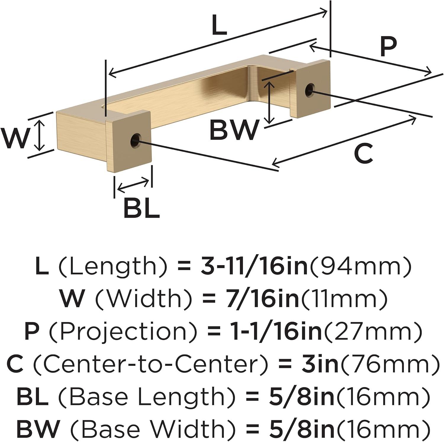 Bridgeport 3" Center Handle Pull Multipack
