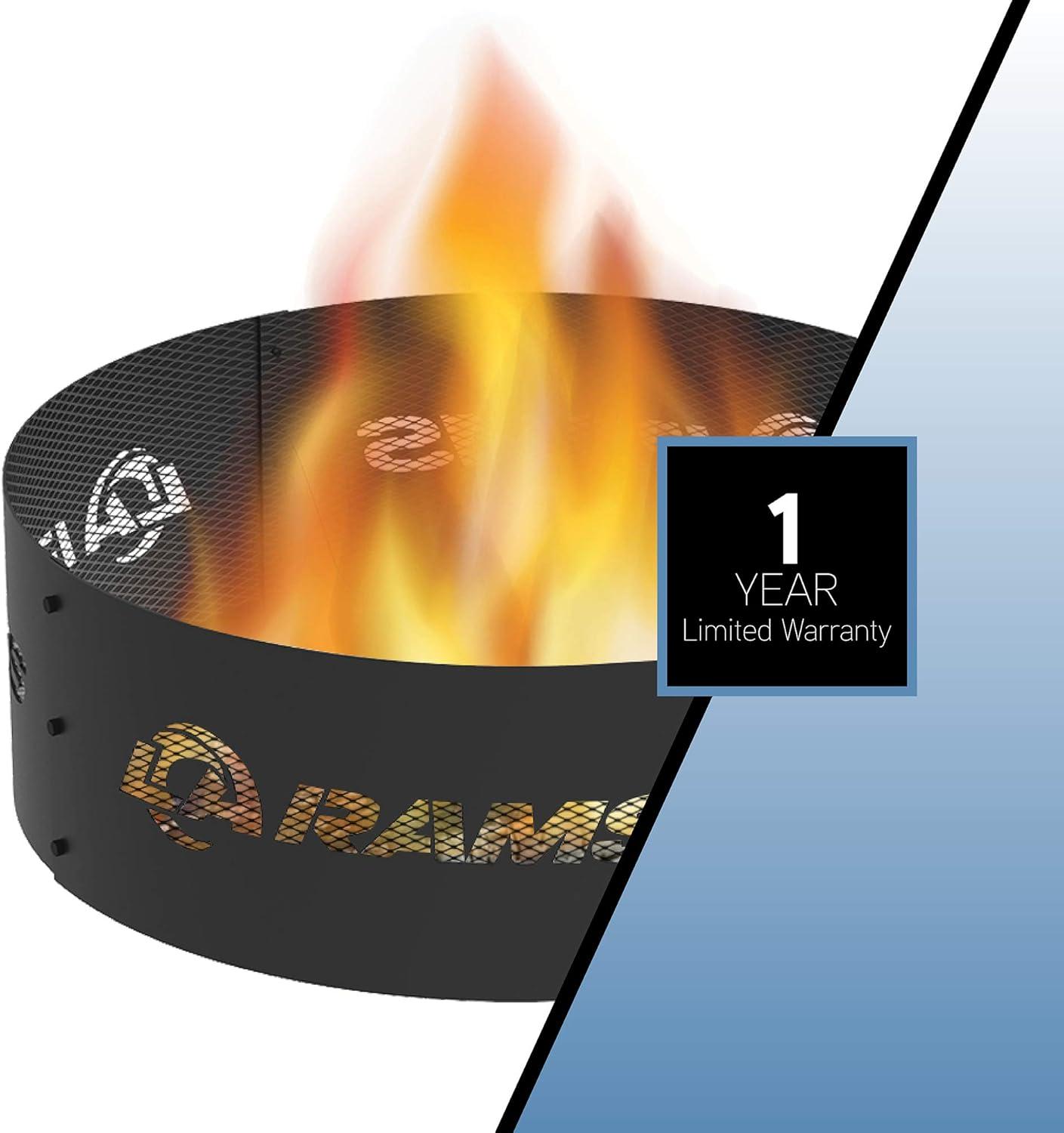 Blue Sky Outdoor Living Round Steel Wood Burning Fire Pit