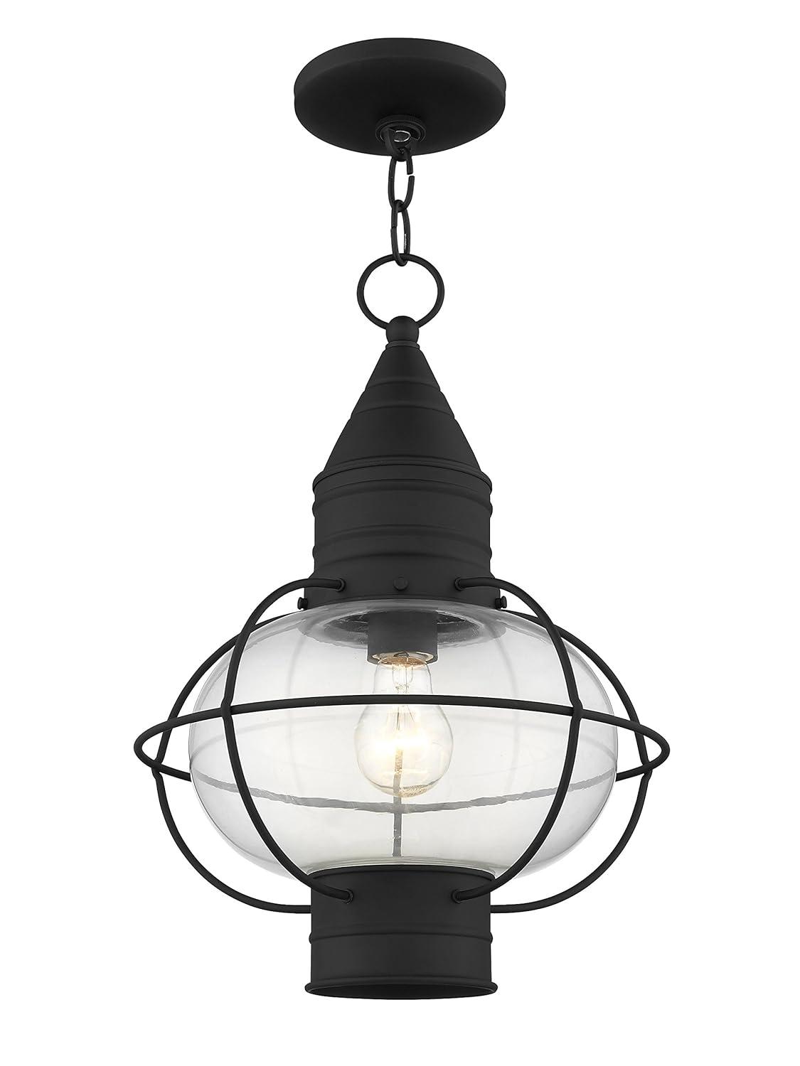 Livex Lighting Newburyport 1 - Light Pendant in  Black