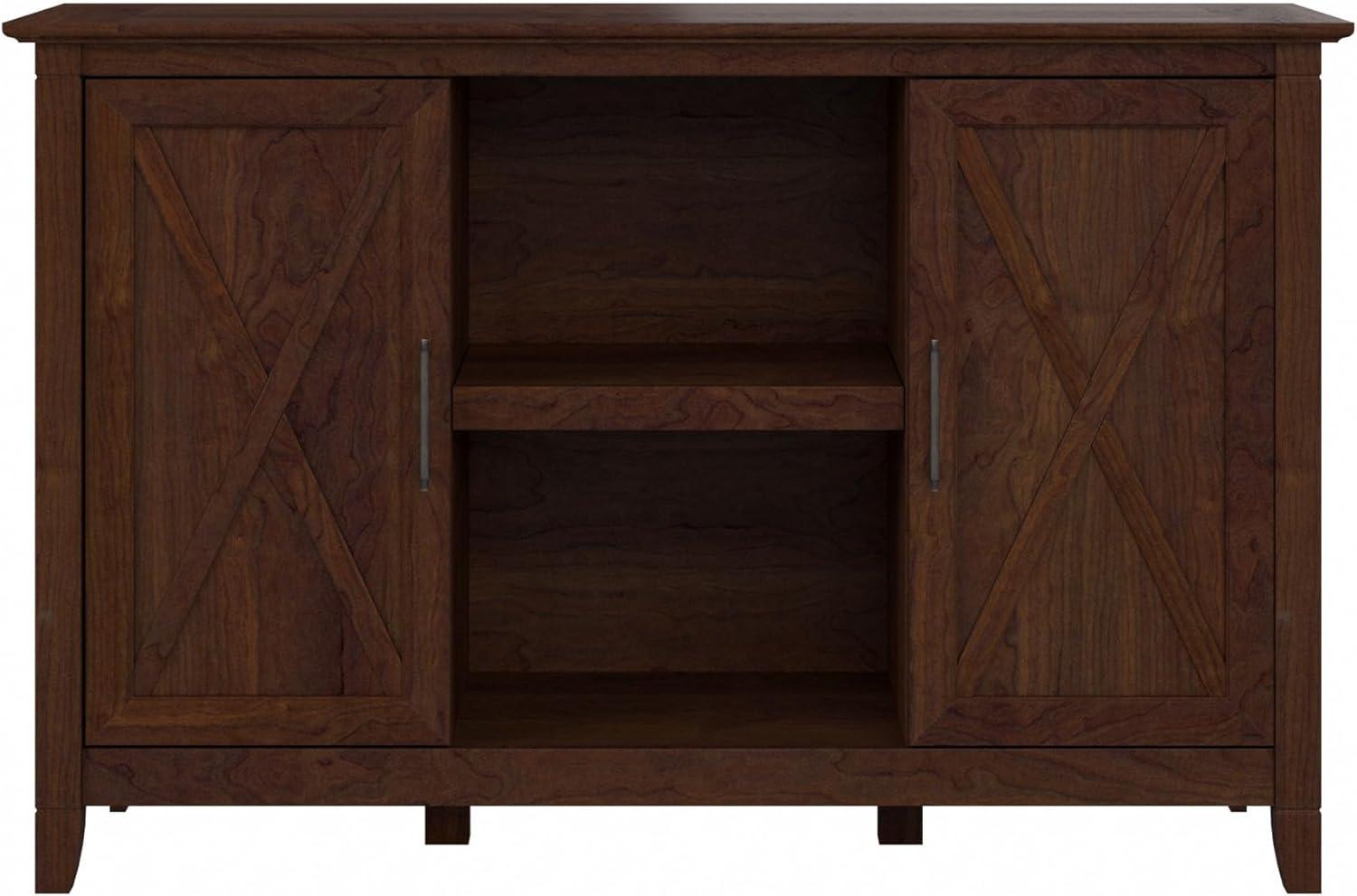 Key West Accent Cabinet with Doors in Bing Cherry - Engineered Wood