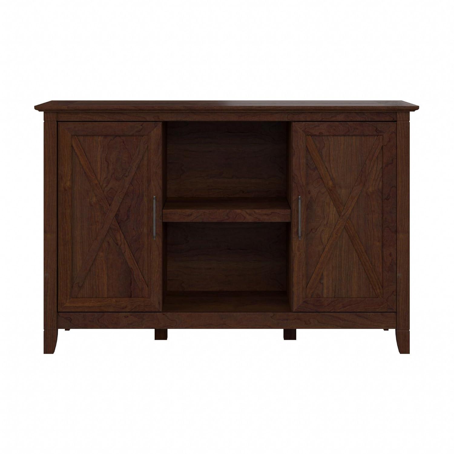 Key West Accent Cabinet with Doors in Bing Cherry - Engineered Wood
