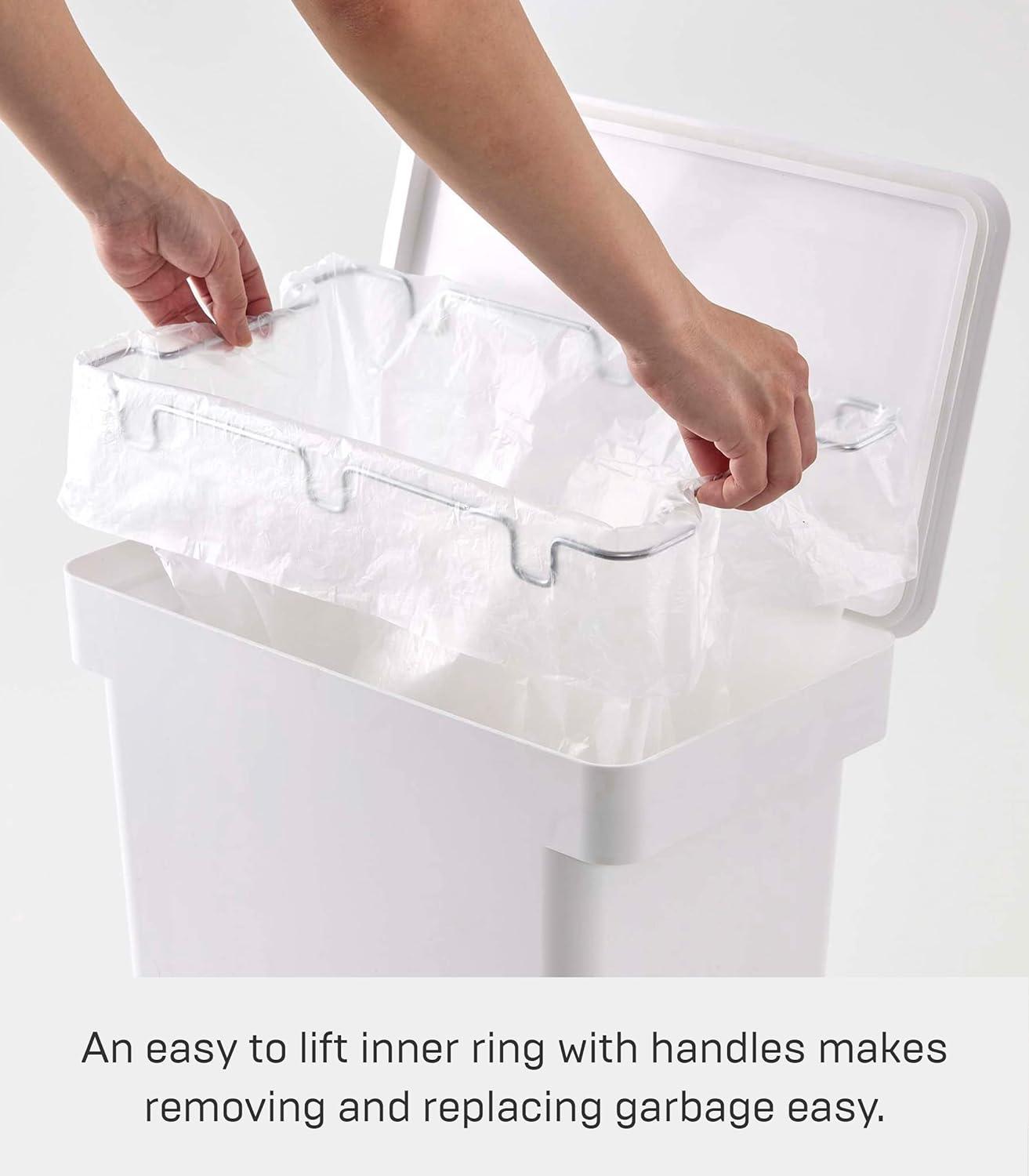 Yamazaki Home Tower 6.6 Manual Lift Trash Can