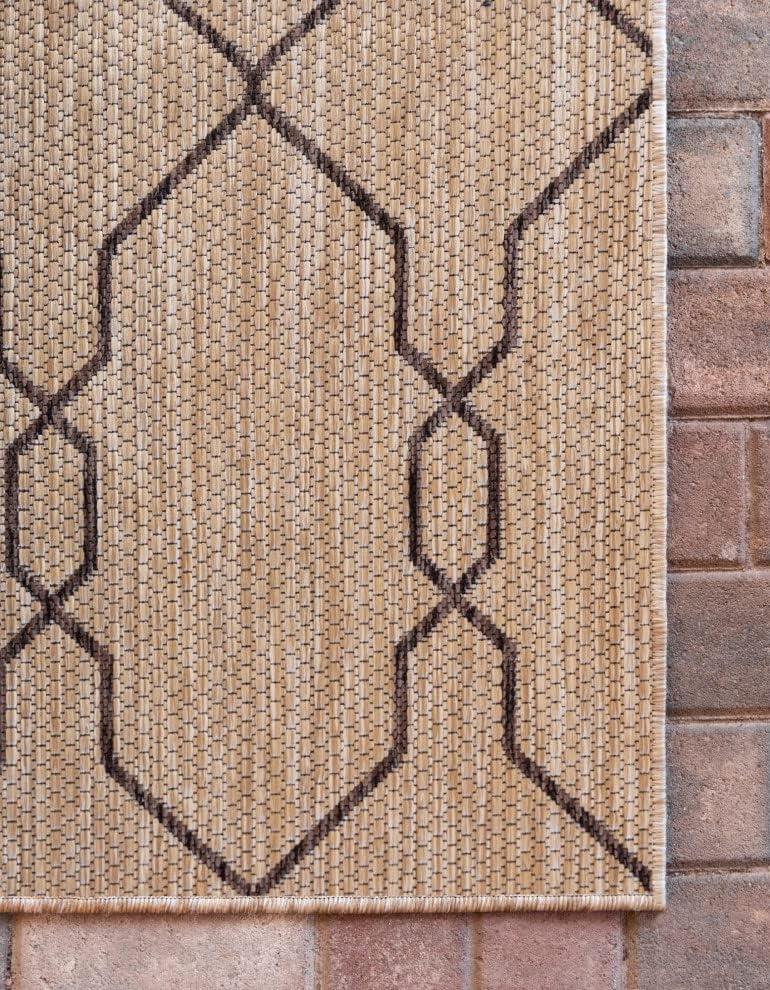 Unique Loom Outdoor Trellis Links Trellis Trellis Woven Area Rug