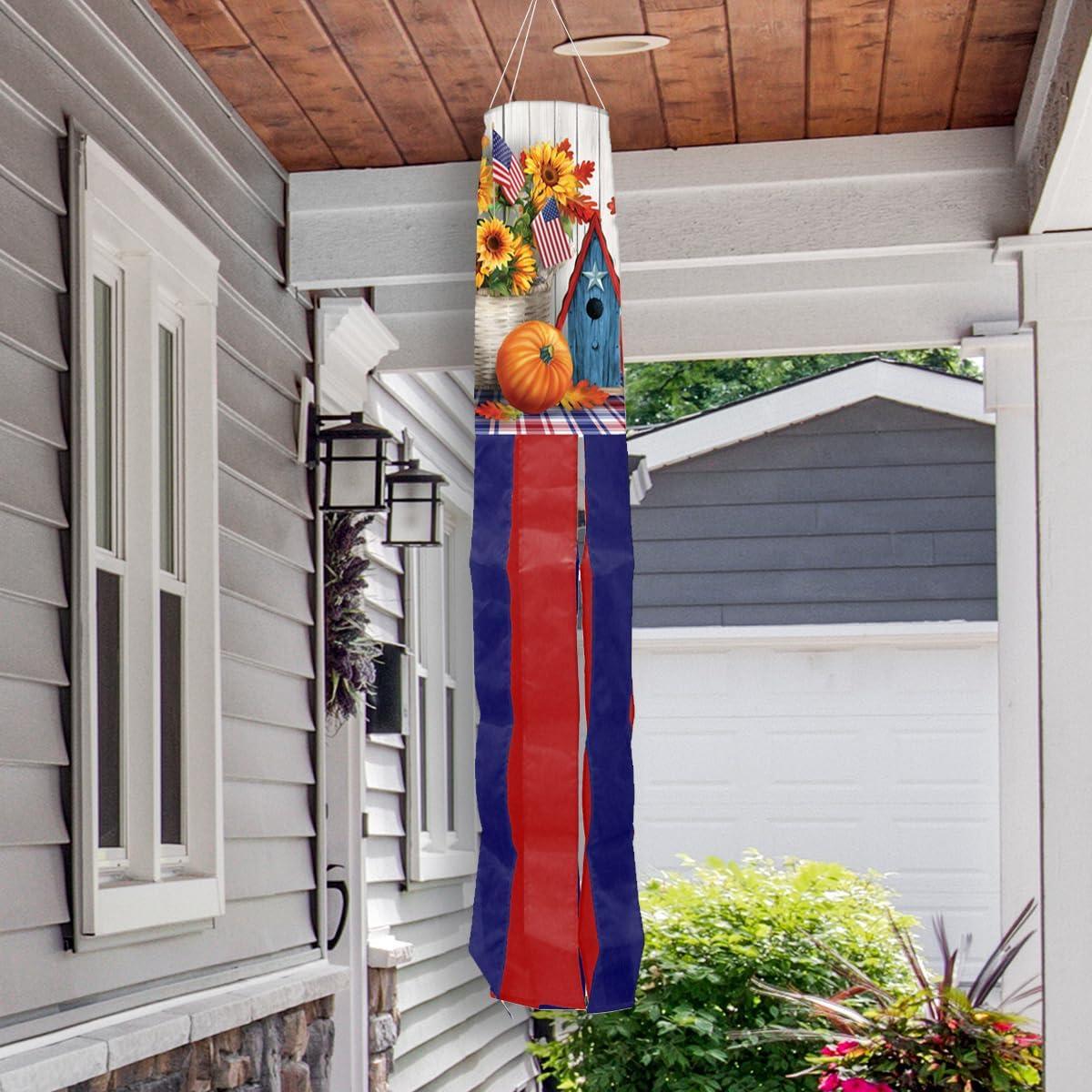 Briarwood Lane Fall American Autumn Windsock Wind Twister 40x6