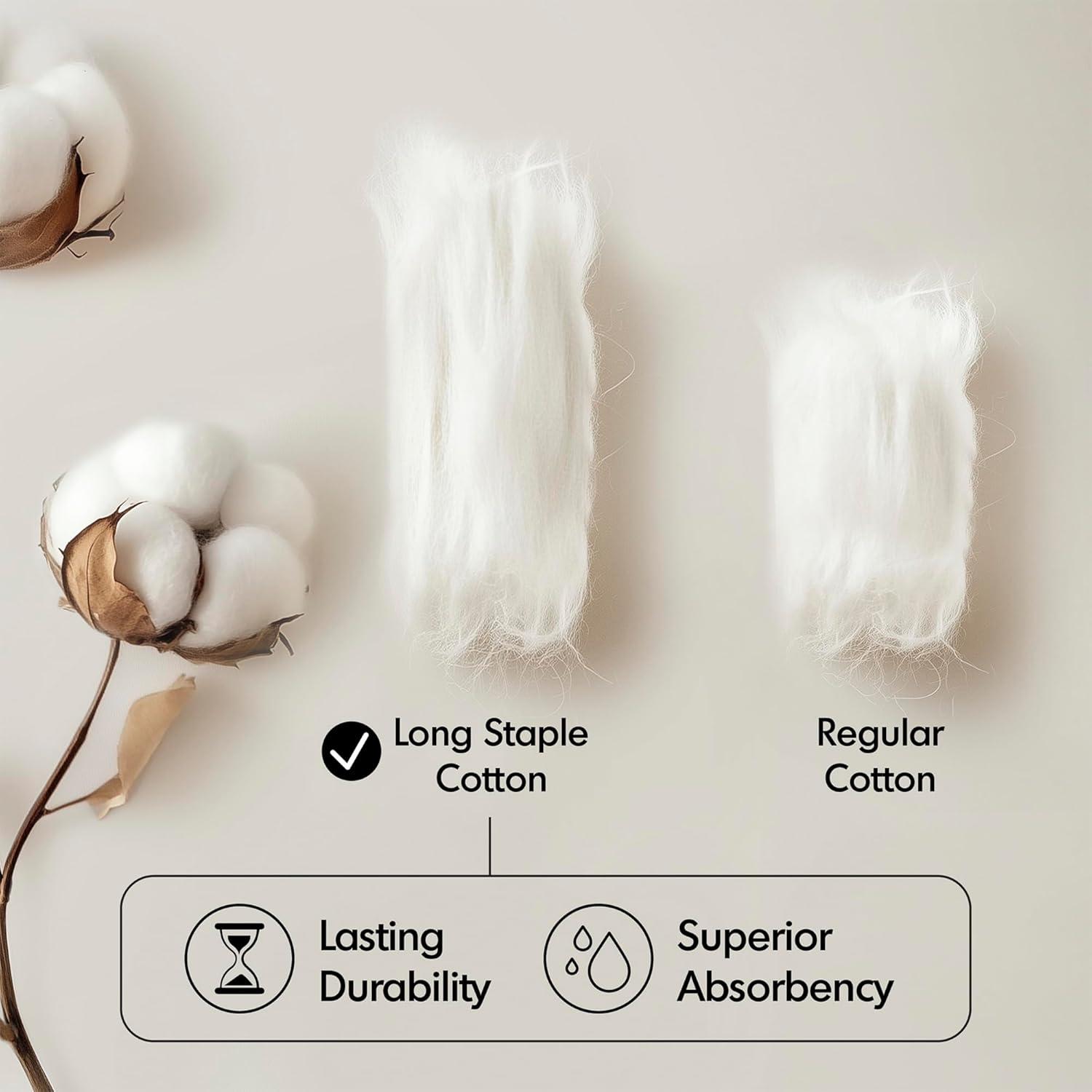 Paulafurinture 100% Cotton Bath Towels