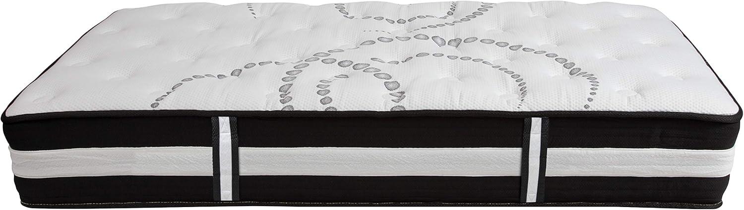 Emma and Oliver 12 Inch Foam and Pocket Spring Mattress, Mattress in a Box