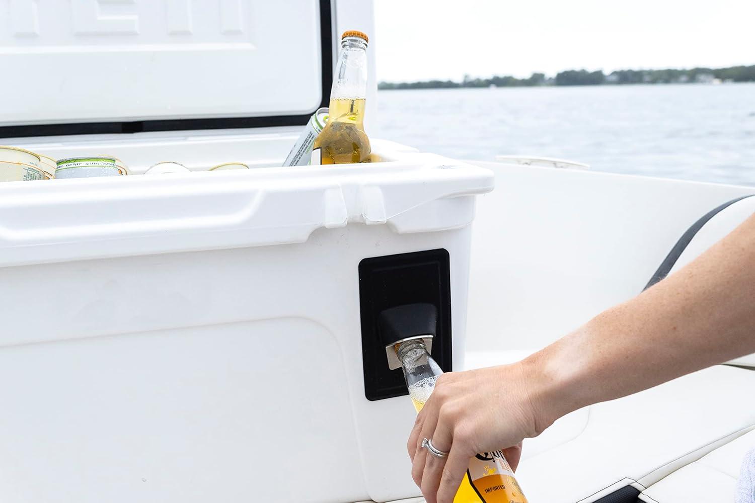 30 Watt CAPSKI - Silicone Portable Movable Man Cave Bottle Opener - No Screws or Glues - Grips Shiny Surface - Man Cave Gift