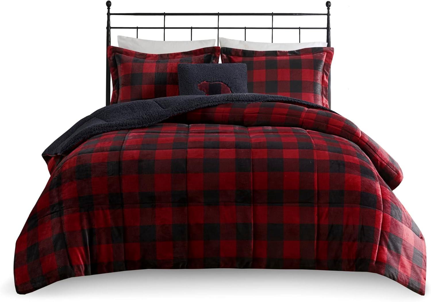 Woolrich Alton Plush to Faux Shearling Down Alternative Comforter Set