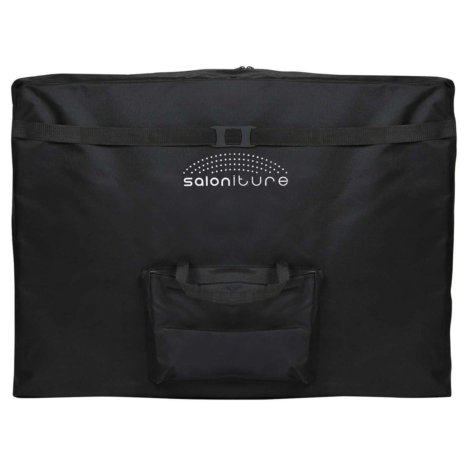 Saloniture Portable Professional Folding Massage Table with Carrying Case - Blue