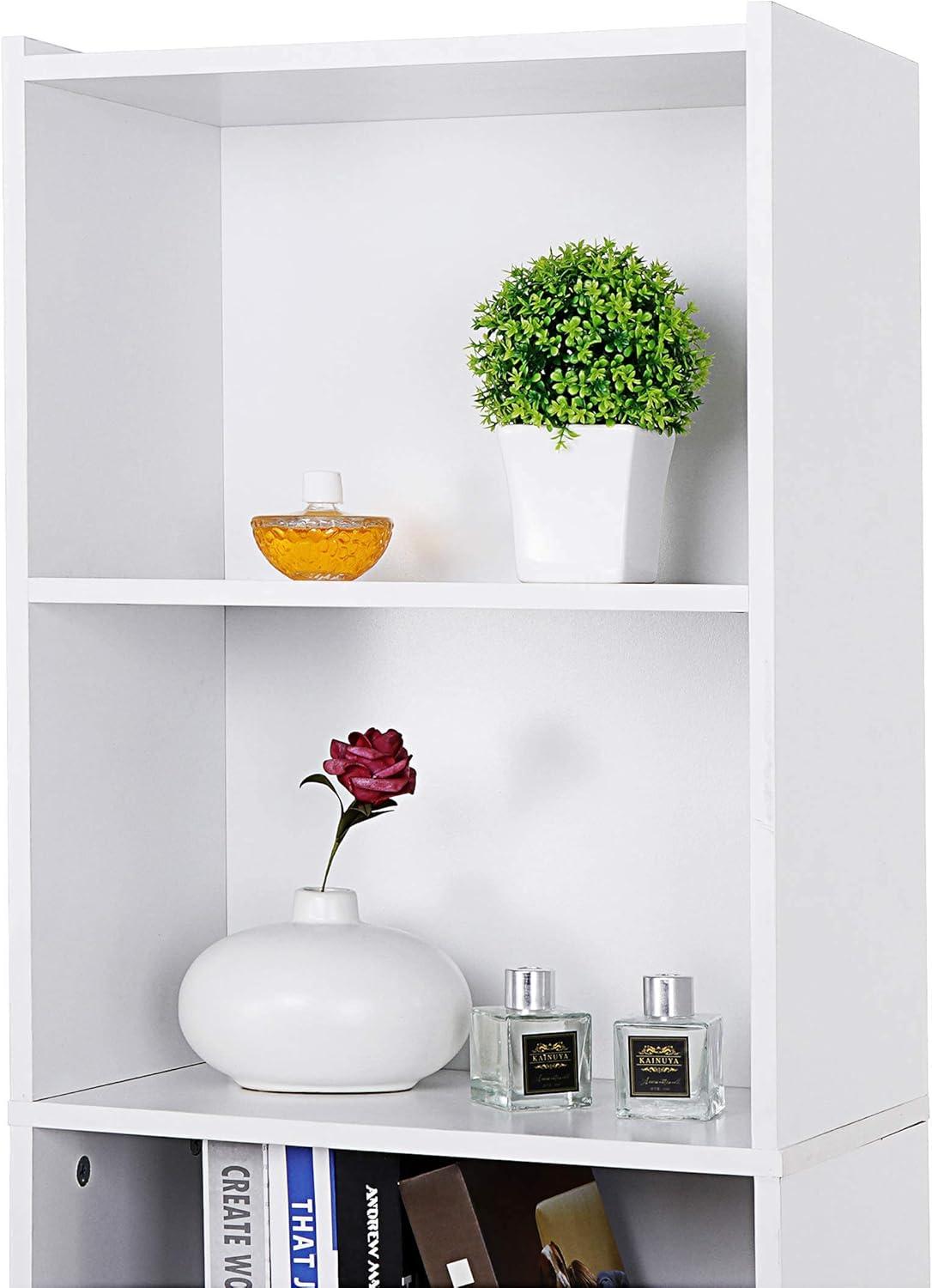 ZENY 5-Tiers Bookshelf Bookcase Multipurpose Collection Display Storage