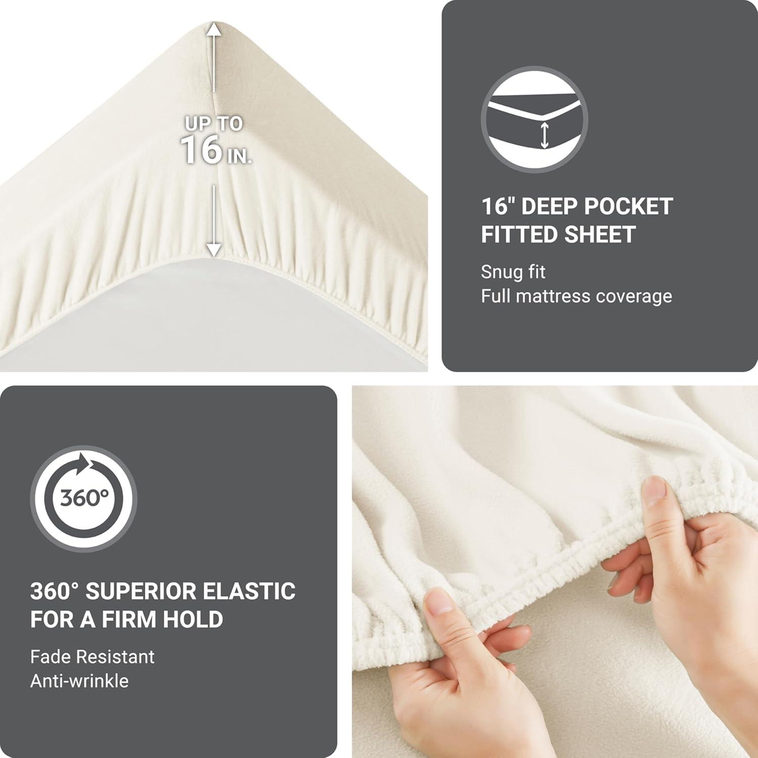 Madison Park Micro Fleece Sheet Set & Reviews | Wayfair