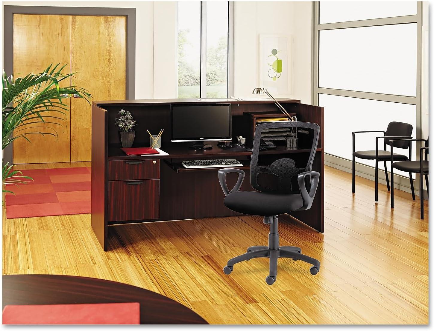 Valencia Series Rectangle Synthetic Laminate Reception Desk