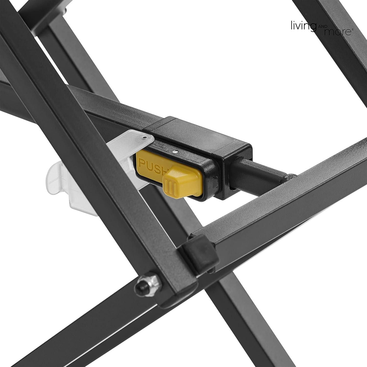 MASMIO 28Inch Height-Adjustable Portable Dinner Table