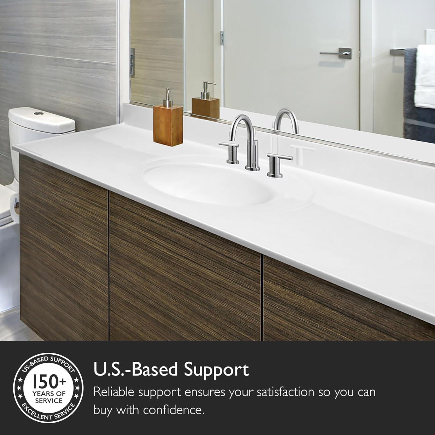 Design House Cultured Marble Vanity Top with Backsplash & Reviews | Wayfair
