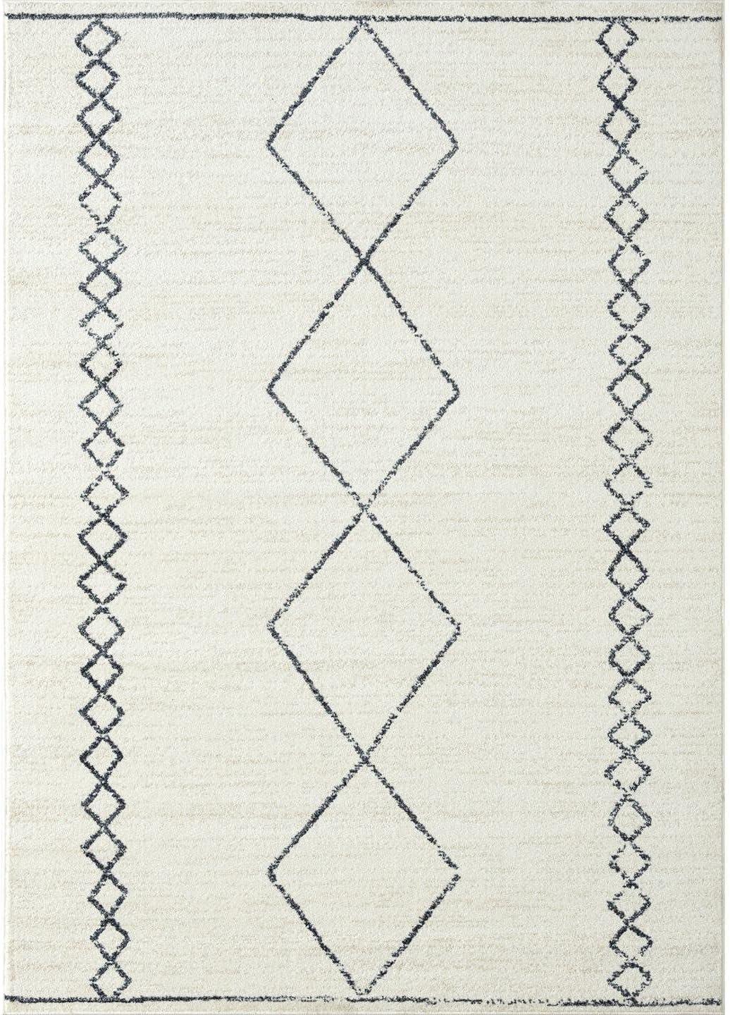 Luxe Weavers Moroccan Geometric Area Rug