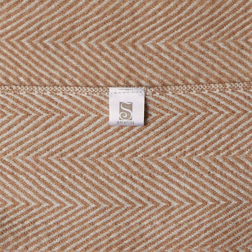 Saro Sevan Collection Hand Woven Throw Blanket
