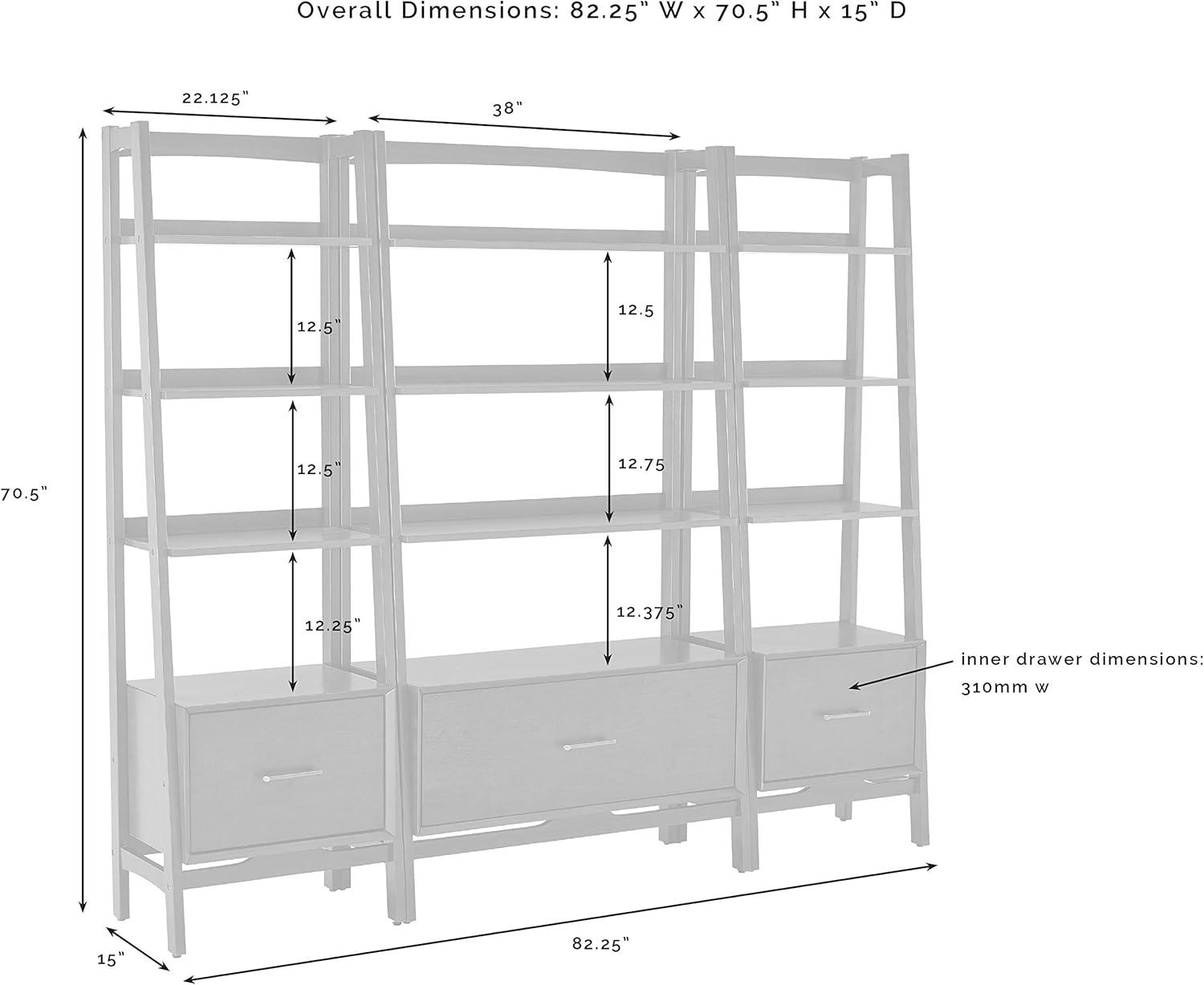 Stiles Wide Bookcase