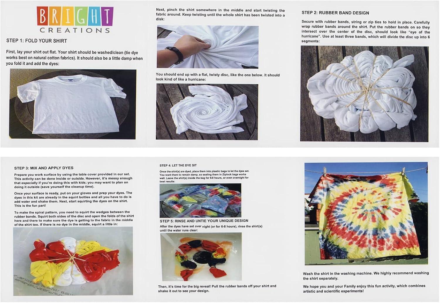 Bright Creations 26-Color DIY Tie Dye Kit with Accessories