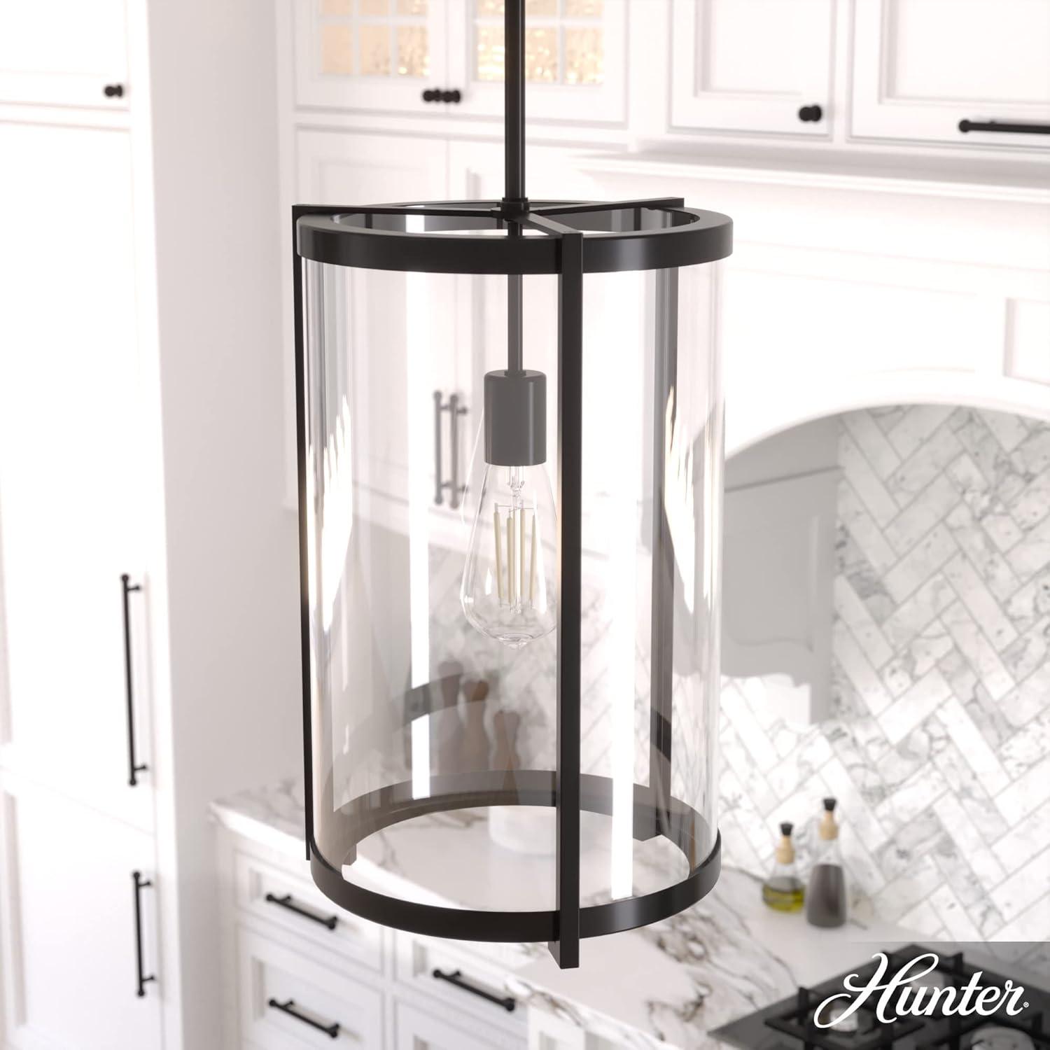 Astwood 17.5'' Matte Black Modern Art Deco LED Pendant Light