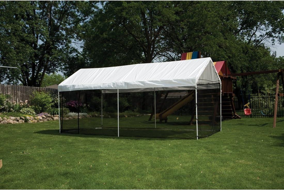 ShelterLogic MaxAP ShelterLogic Black Fabric Screen for Canopy