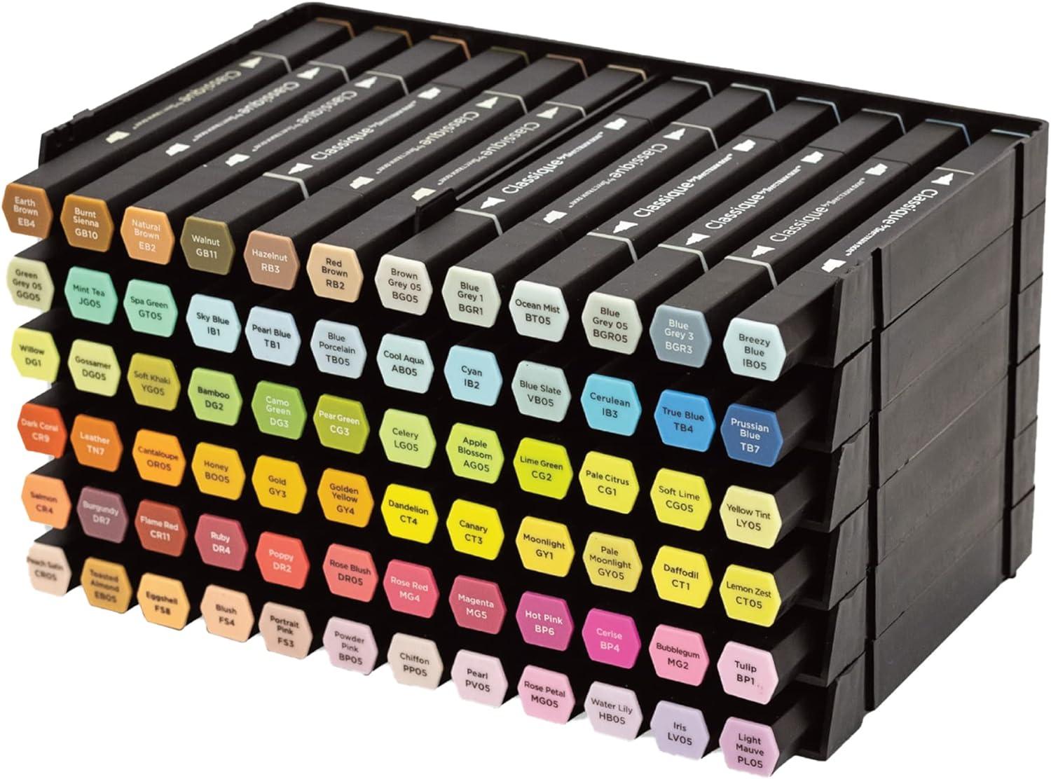 Modular Noir Marker Storage System in Black - Holds 72 Markers