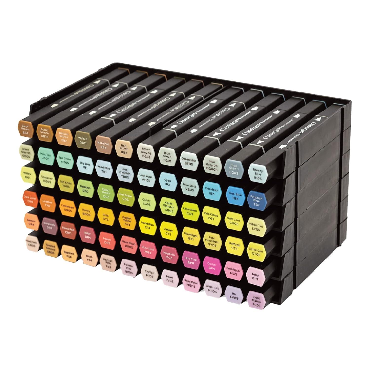 Spectrum Noir Marker Storage Trays Black 6/Pkg - Empty-Holds 72