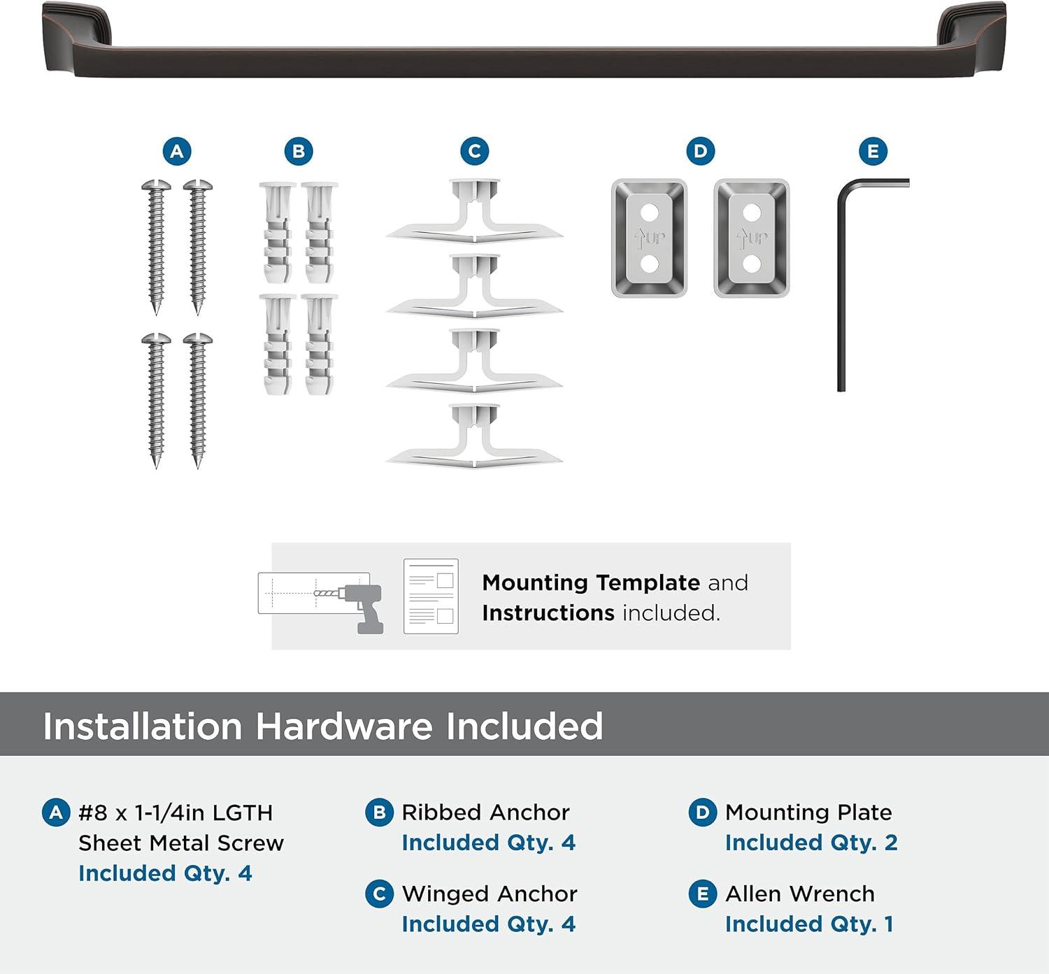Amerock Revitalize Oil-Rubbed Bronze 24 inch (610mm) Towel Bar