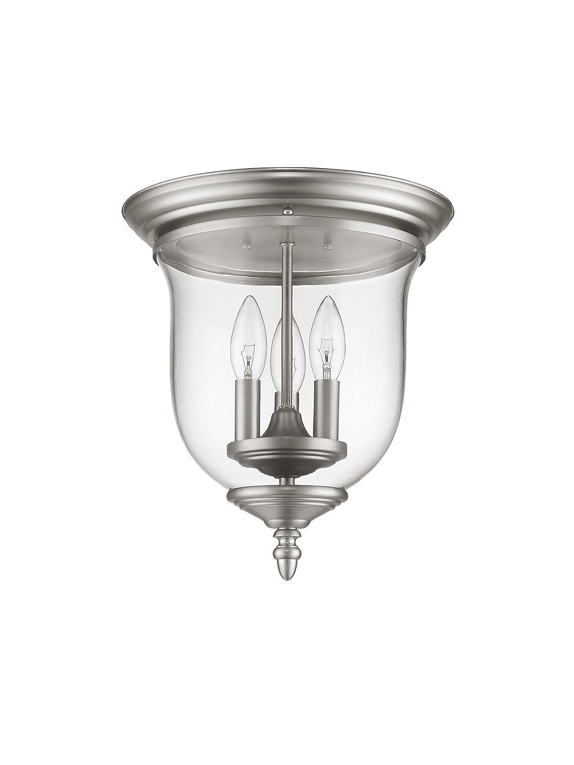 Livex Lighting Legacy 3 - Light Flush Mount in  Brushed Nickel