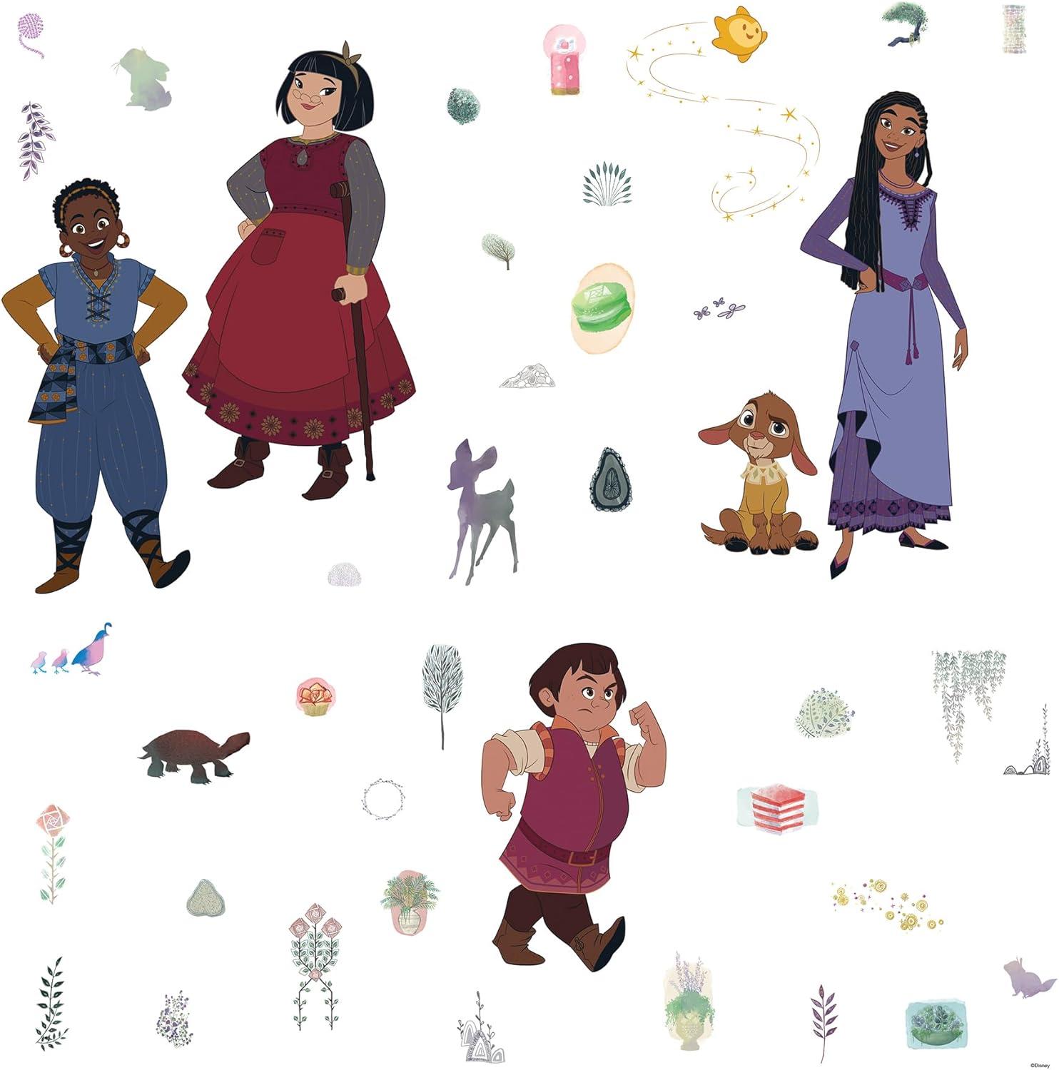 Wish Asha and Friends Wall Decals