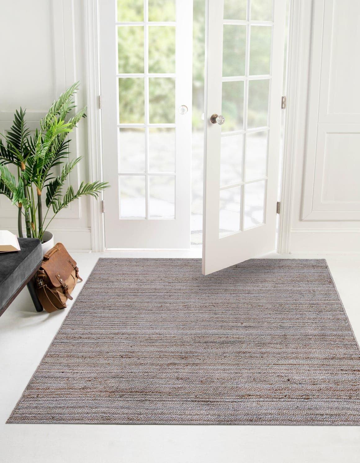 Unique Loom 8' 0 x 8' 0 Dhaka Braided Jute Square Area Rug
