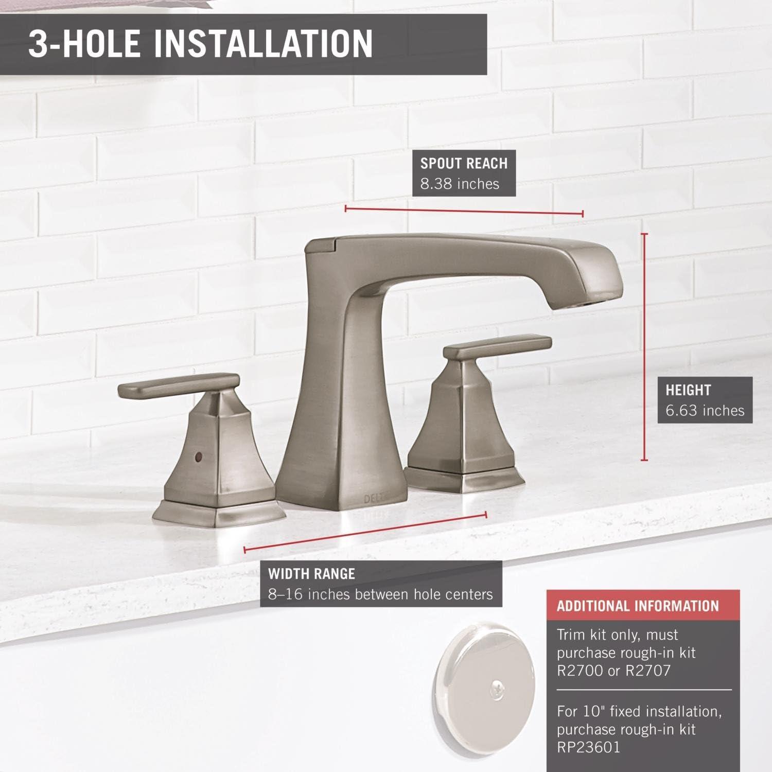 Ashlyn Double Handle Deck Mounted Roman Tub Faucet Trim